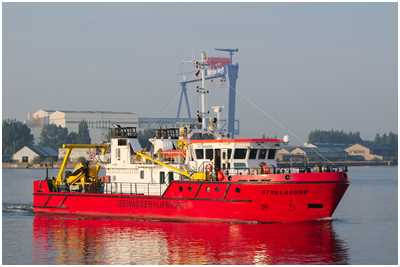 Ölfangschiff Strelasund