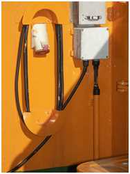 Landanschluss (Lotsenboot Schnatermann)