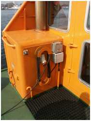 Landanschluss (Lotsenboot Schnatermann)