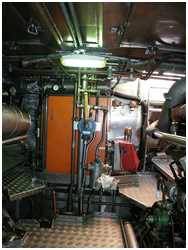 Maschinenraum (Lotsenboot Schnatermann)