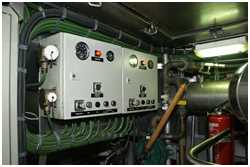 Maschinenraum (Lotsenboot Schnatermann)