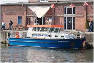 Fischereiaufsichtsboot Graubutt