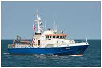 Küstenstreifenboot Eider