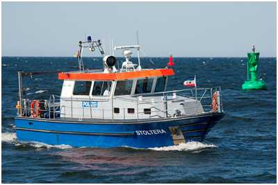 Binnenstreifenboot Stoltera