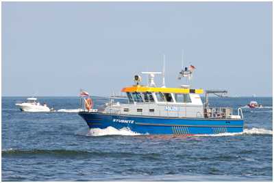 Binnenstreifenboot Stubnitz