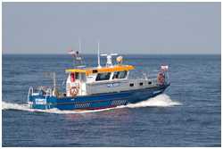 Binnenstreifenboot Stubnitz