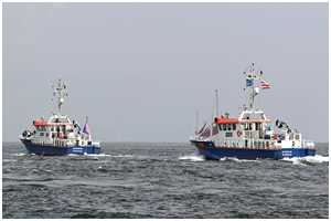 Küstenstreifenboot Hoben