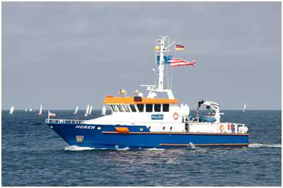 Küstenstreifenboot Hoben