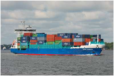 Containerschiff Anna Sirkka