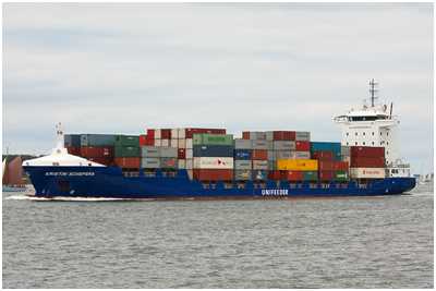 Containerschiff Kristin Schepers