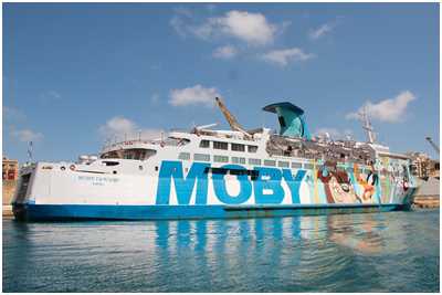 Ro-Pax-F&auml;hrschiff Moby Fantasy