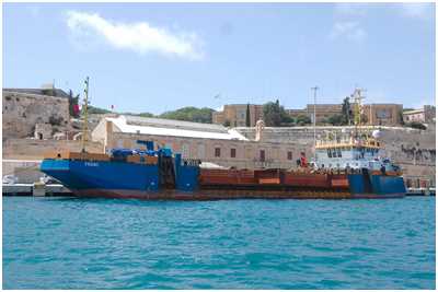 Stein-/Sedimentfrachter Frans