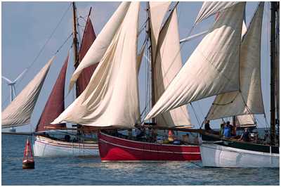Haikutter-Regatta 2014 (Bild: Maximilian Bosse / Hansesail)
