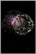 Sailors Feuerwerk zur Hanse Sail 2005