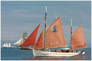 Gaffelketsch Notre Dame des Flots