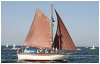 Gaffelkutter Helgoland