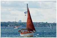 Gaffelkutter Helgoland