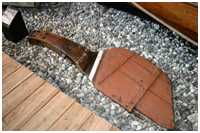 das alte Original-Ruderblatt