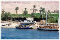 verschiedene Schiffe und Boote in &Auml;gypten