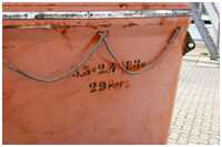 freifallende Rettungsboote